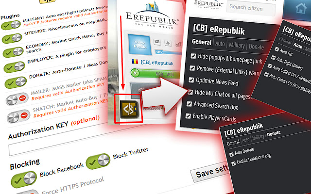 [CB] eRepublik  from Chrome web store to be run with OffiDocs Chromium online